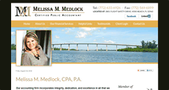 Desktop Screenshot of medlockcpa.com